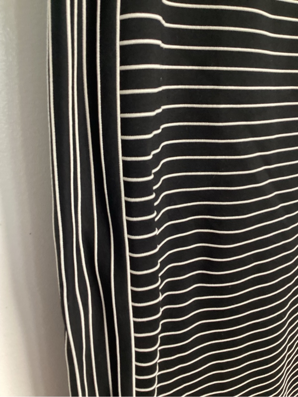 Max Studio Black and White Striped Pencil Skirt M - Picture 5 of 10